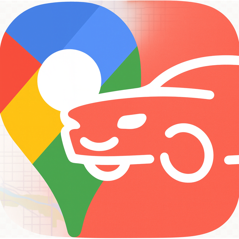 Mileage Log from Google Maps App logo
